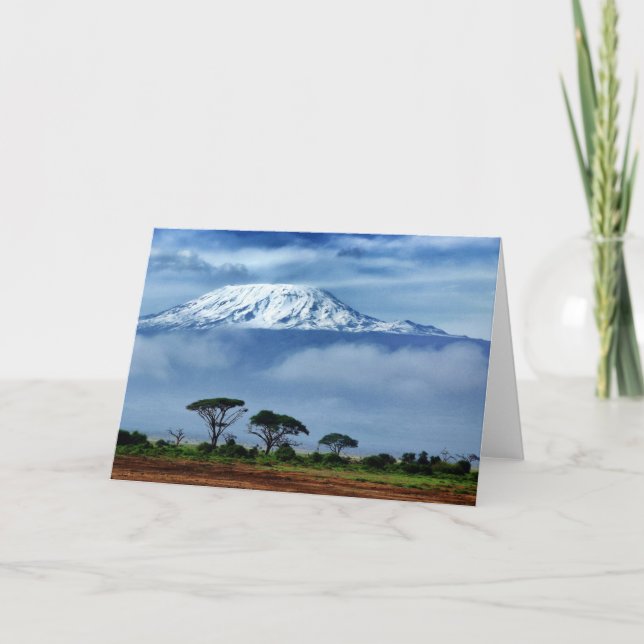 Kilimanjaro Kenya Kort (Framsida)