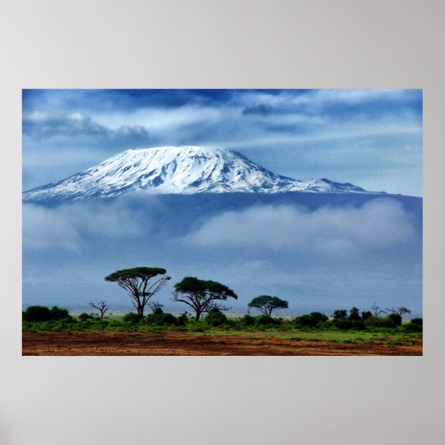 Kilimanjaro Kenya Poster (Framsidan)