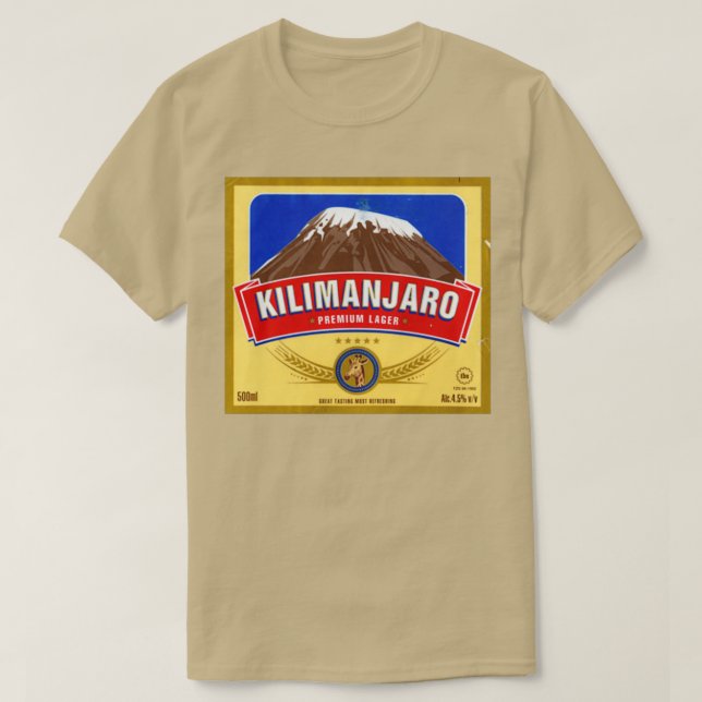 Kilimanjaro Lager T Shirt (Design framsida)