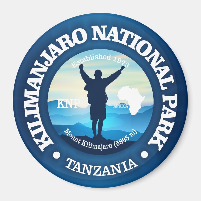 Kilimanjaro NP (V) Magnet (Framsidan)
