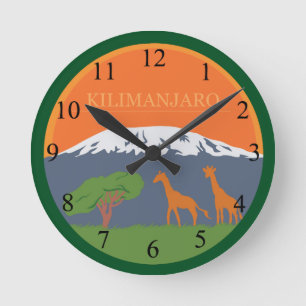 Kilimanjaro Rund Klocka
