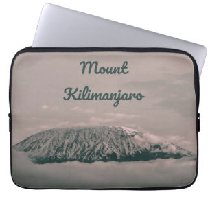 Kilimanjaro Snö Volcano i Afrikan Tanzania Laptop Fodral