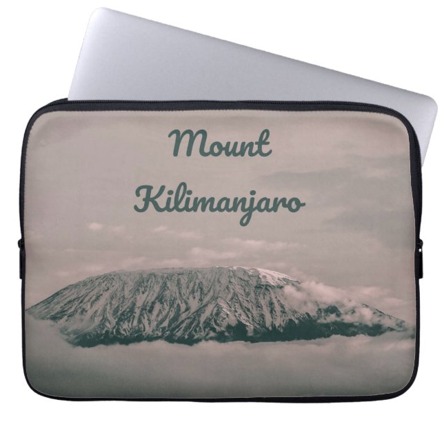 Kilimanjaro Snö Volcano i Afrikan Tanzania Laptop Fodral (Framsidan)