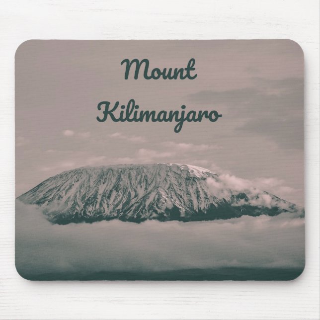 Kilimanjaro Snö Volcano i Afrikan Tanzania Musmatta (Framsidan)