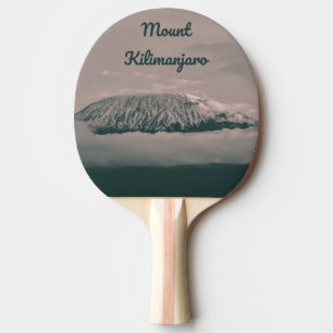 Kilimanjaro Snö Volcano i Afrikan Tanzania Pingisracket
