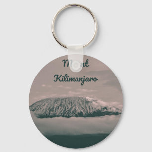 Kilimanjaro Snö Volcano i Tanzanias Afrika Nyckelring