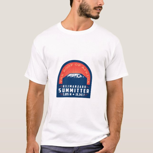 KIlimanjaro Summitter T Shirt (Framsida)