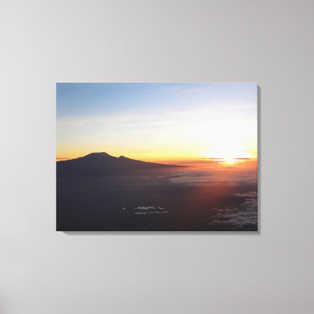 Kilimanjaro sunrise canvastryck (Framsida)
