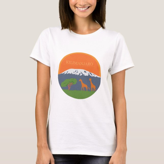 Kilimanjaro T Shirt (Framsida)