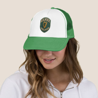 Kilkee Irland Harpa Logotyp - Retro Mesh Truckerha Keps
