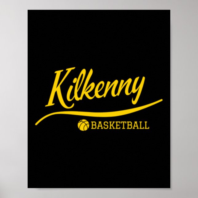 Kilkenny Basketball i Amber Poster (Framsidan)