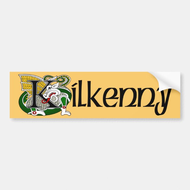 Kilkenny Bumper Sticker Bildekal (Framsidan)