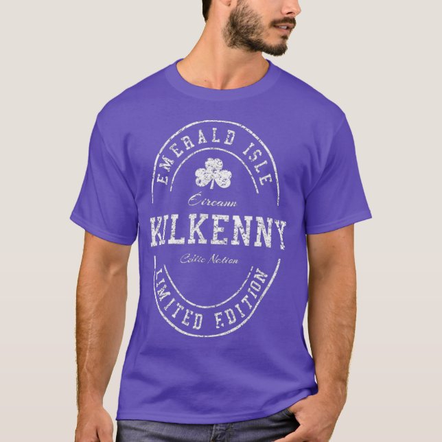 KILKENNY Ireland Vintage Irish Souvenir T Shirt (Framsida)