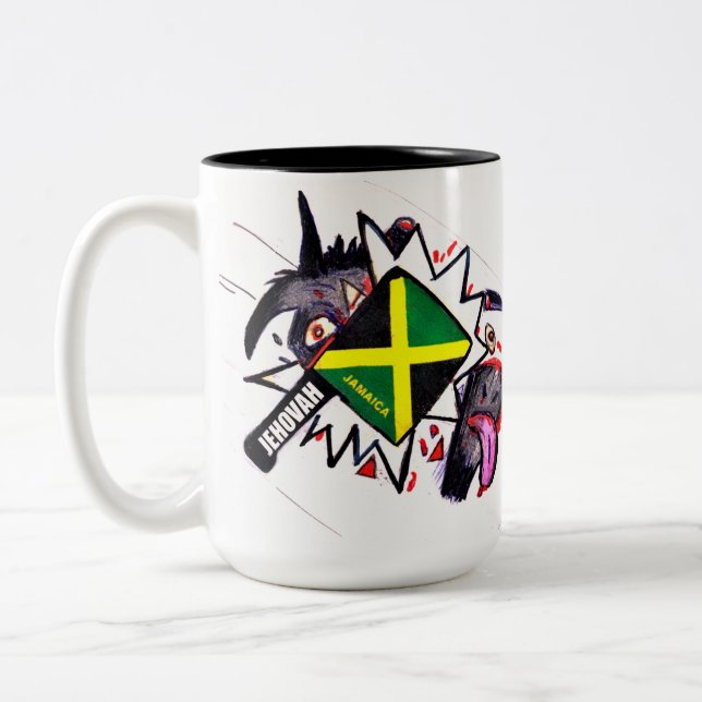 KILL GET Mug Två-Tonad Mugg (Vänster)