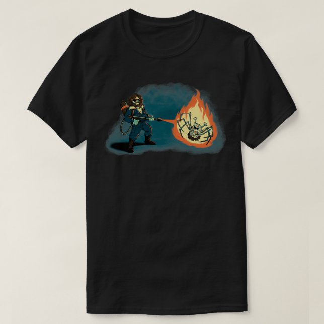 KILL IT WITH FIRE  T SHIRT (Design framsida)