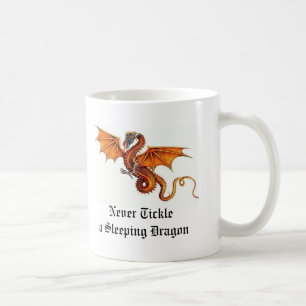 Killa aldrig en sova drakemugg kaffemugg