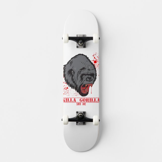 Killa Gorilla Skateboard Bräda 19,5 Cm (Framsida)