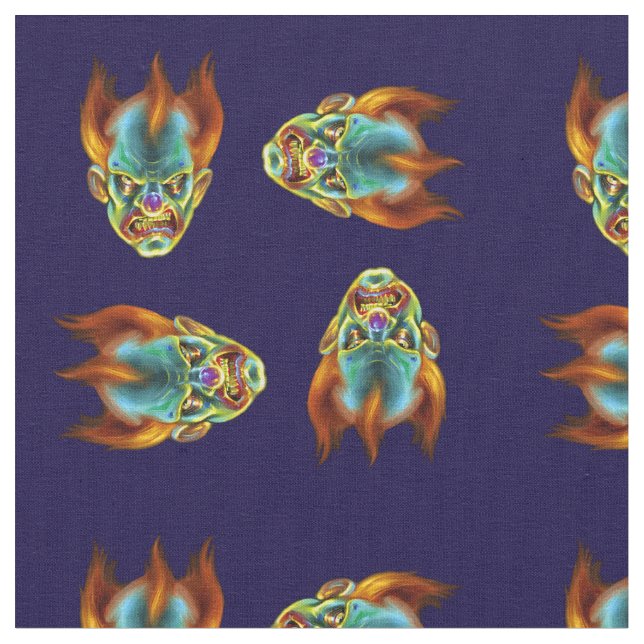 Killa Klown Fabric Tyg (Närbild)