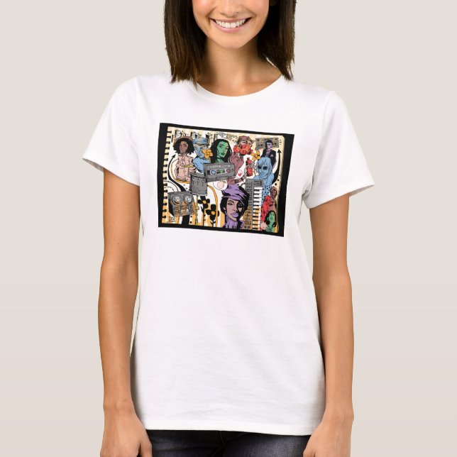Killa persikaskjorta tee shirt (Framsida)