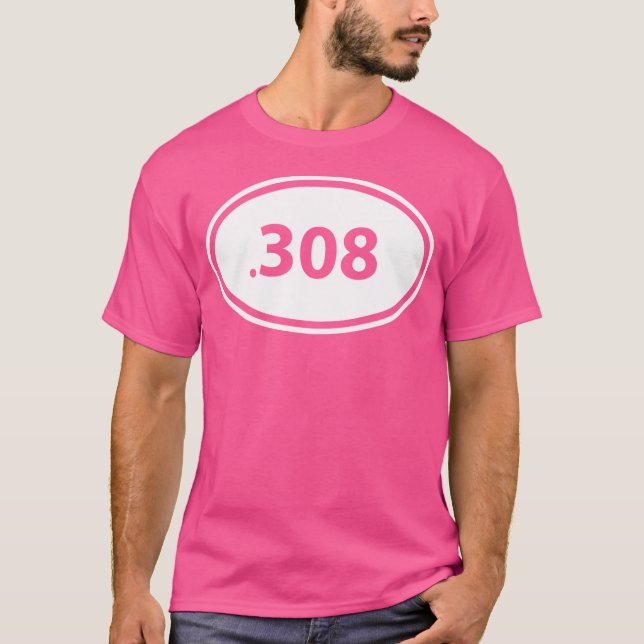 Killar 308 Hunting Rifle Round Caliber Gun Owner T Shirt (Framsida)