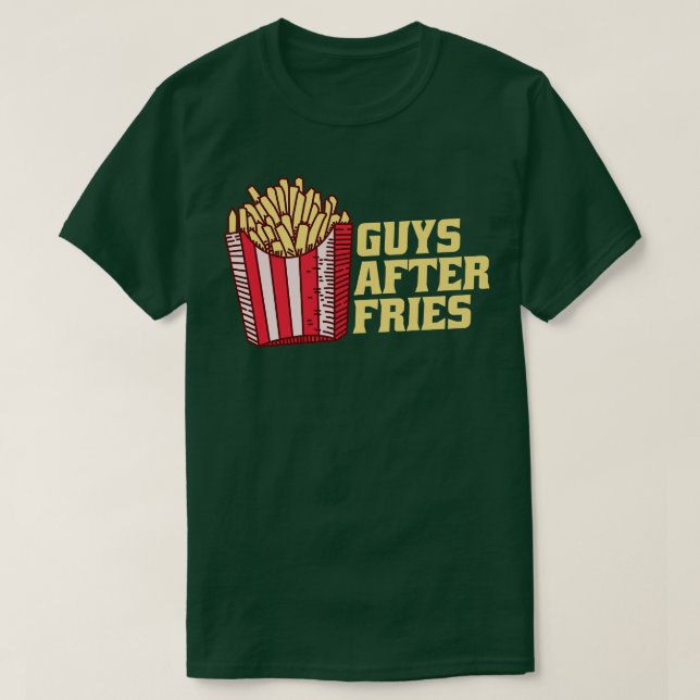 Killar After Fries T Shirt (Design framsida)