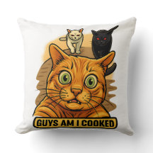 Killar, är jag stekt? Roligt kattmem med panikreak