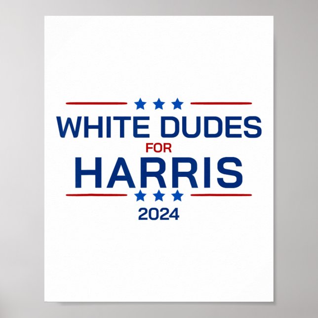 Killar för Kamala Harris 2024 Retro Knapp Val Poster (Framsidan)
