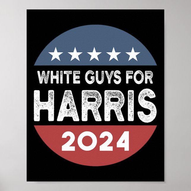 Killar För Kamala Harris Poster (Framsidan)