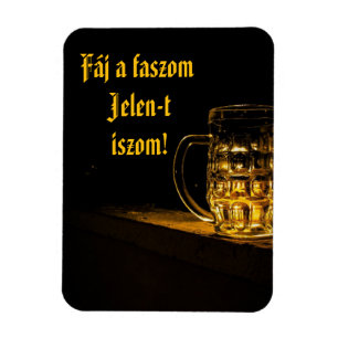 Killar mig, jag dricker Jelen! kylskåpsmagnet Magnet