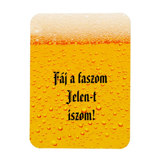 Killar mig, jag dricker Jelen! kylskåpsmagnet Magnet (Vertikal)