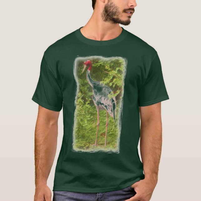 Killar Red head bird shirt T-shirt (Framsida)