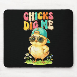 Killar tycker jag är rolig av Chick Sungles Retro  Musmatta