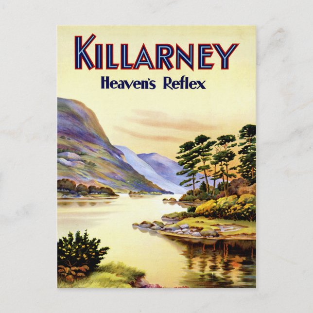 Killarney ~ Heaven's Reflex Vykort (Framsida)