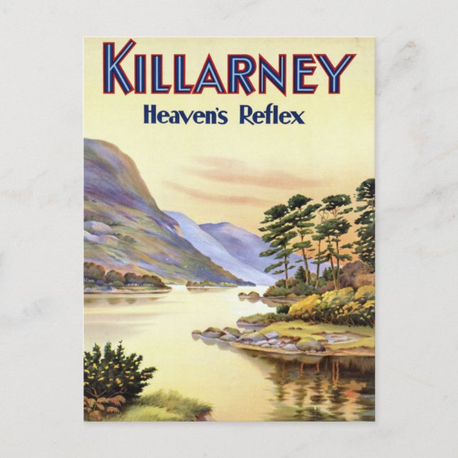 Killarney, himlens Reflex Vykort (Framsida)