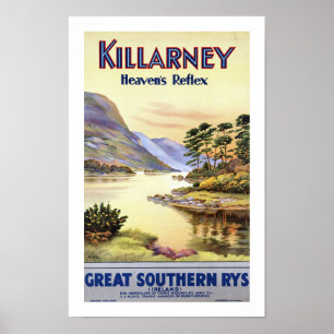 Killarney himmel Reflex Poster