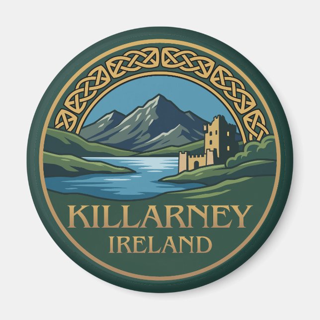 Killarney Ireland Magnet (Framsidan)