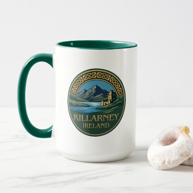 Killarney Irland Mugg (Med munk)