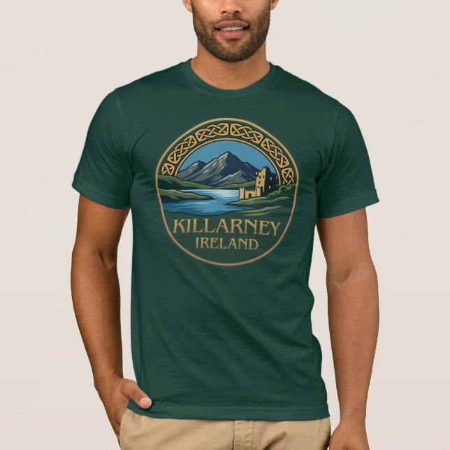 Killarney Irland T Shirt (Framsida)