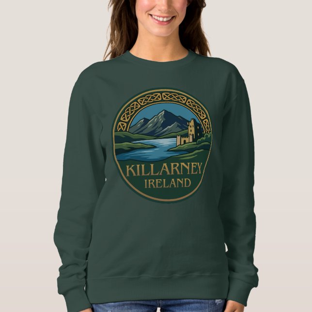 Killarney Irland T Shirt (Framsida)