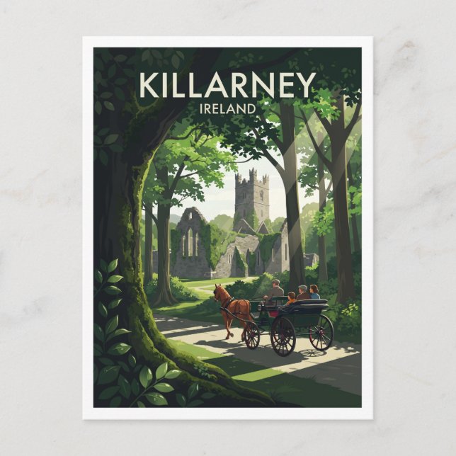 Killarney Irland Vykort (Framsida)