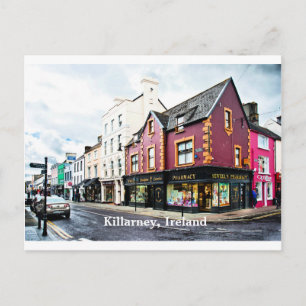 Killarney, Irlands gatuvy Vykort