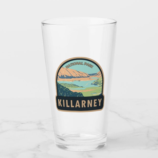 Killarney National Park Ireland Travel Art Vintage Glaskopp (Framsida)