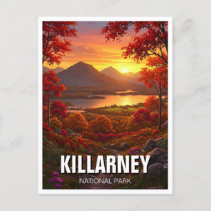 Killarney National Park Ireland Travel Vykort