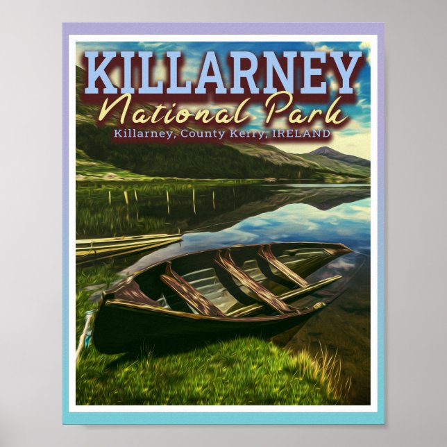 KILLARNEY NATIONAL PARK - KILLARNEY IRLAND POSTER (Framsidan)