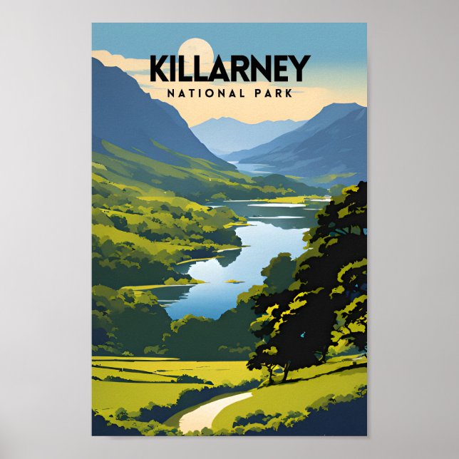 Killarney National Park Travel PS Poster (Framsidan)