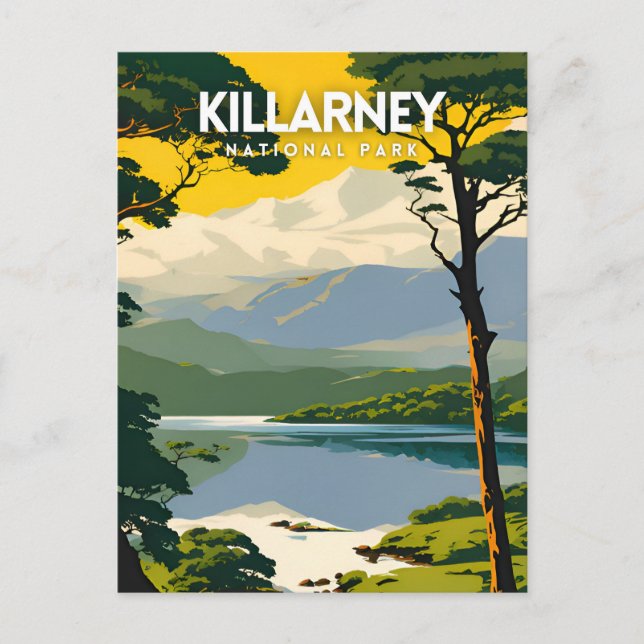 Killarney National Park Travel Vykort (Framsida)