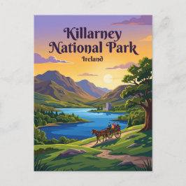 Killarney nationalpark Irland Vykort