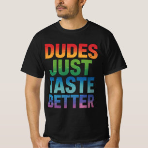 Killars bara smakar bättre Roligt gay-pr Pride HBT T Shirt