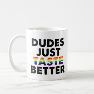 Killars smakar bara bättre Gay Pride-gåvaidé Kaffemugg