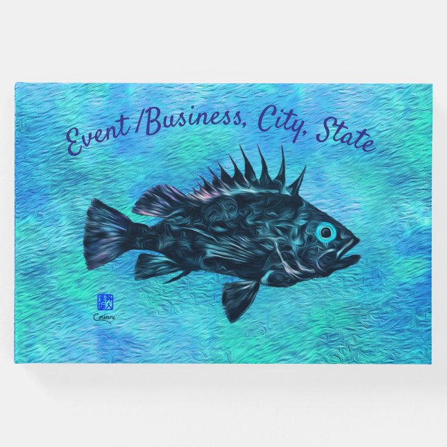 Killback Rockfish on Blue - Guest Bok (Framsida)